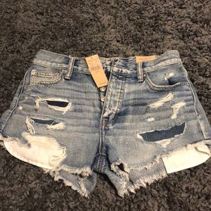 High rise shorts